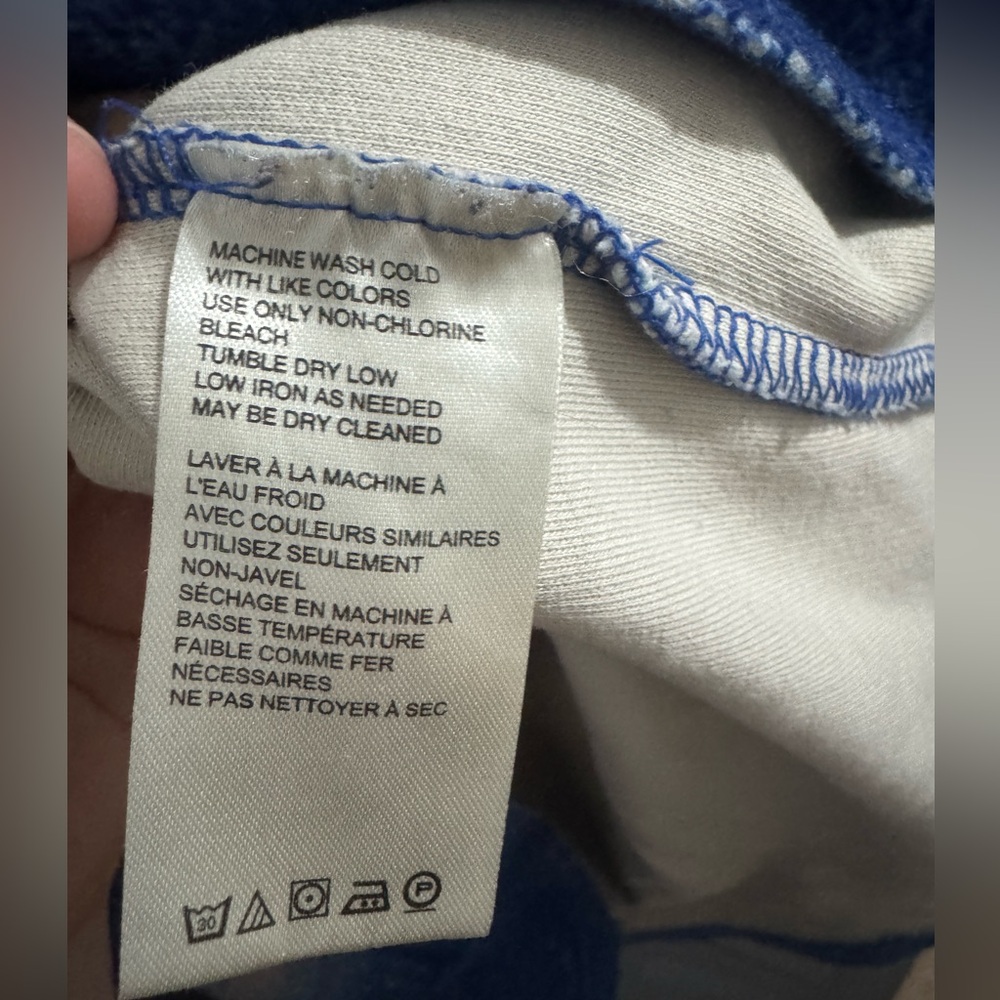 Free People Ruby Button Down Shacket, Ombre Blue … - image 3